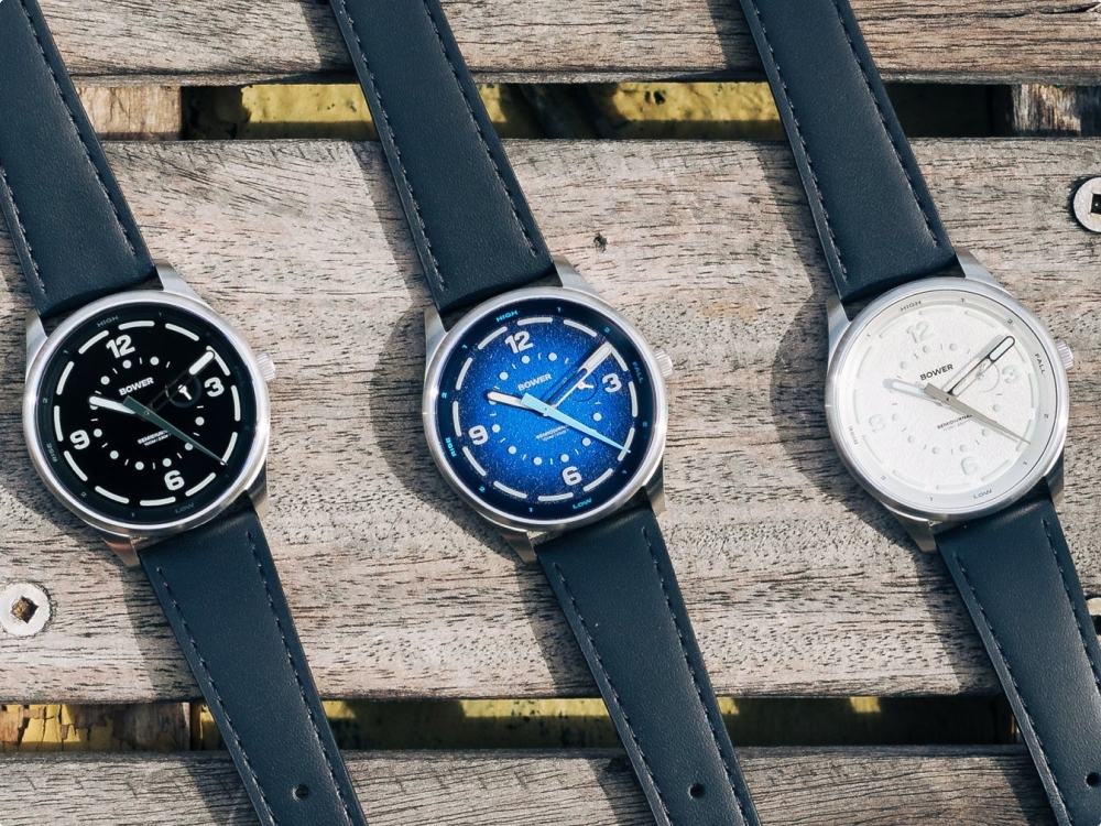 Tide Seeker watch colourways designed in Australia